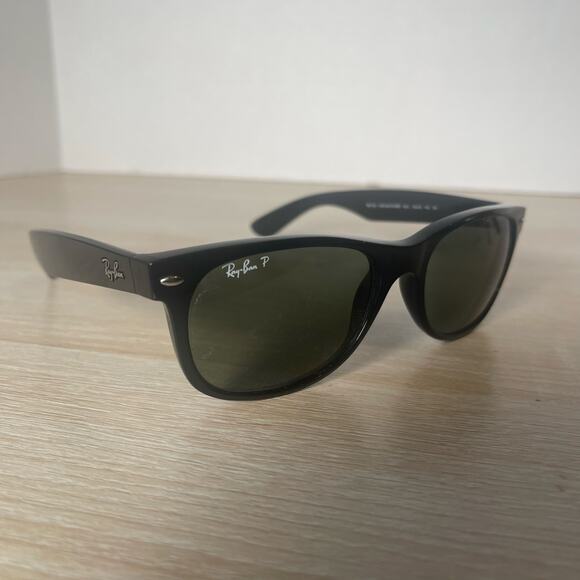 Ray-Ban New Wayfarer RB2132 901L Sunglasses READ Black FRAMES ONLY 55-18-145 - Picture 1 of 13